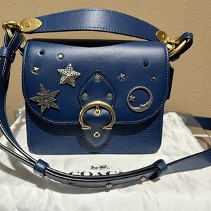 Coach Beat 18 in Royal Navy with Custom Starry Night Front Panel